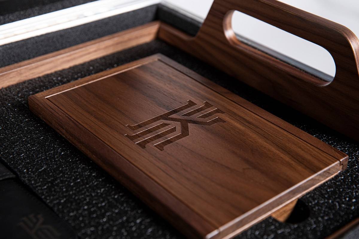 Woode engraved AKQA Nike Road Case Influencer Crate