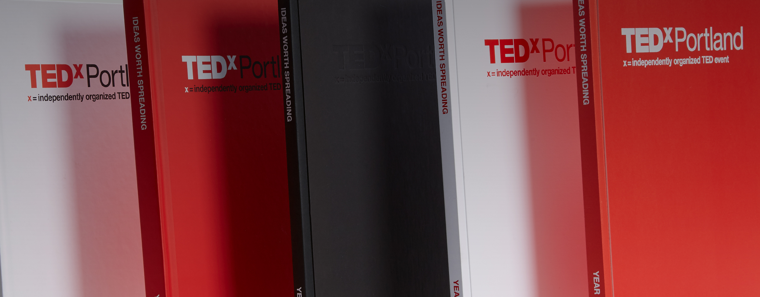 TEDx Portland keepsake books banner image