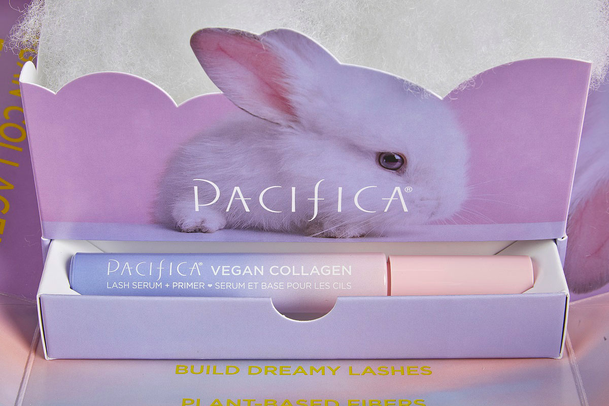 Pacifica Influencer box open bunny vegan collagen