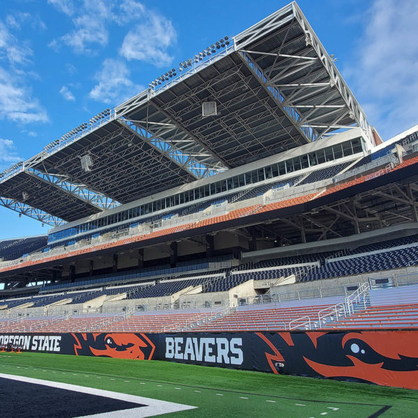 Beavers Score Touchdown with New Stadium Graphics