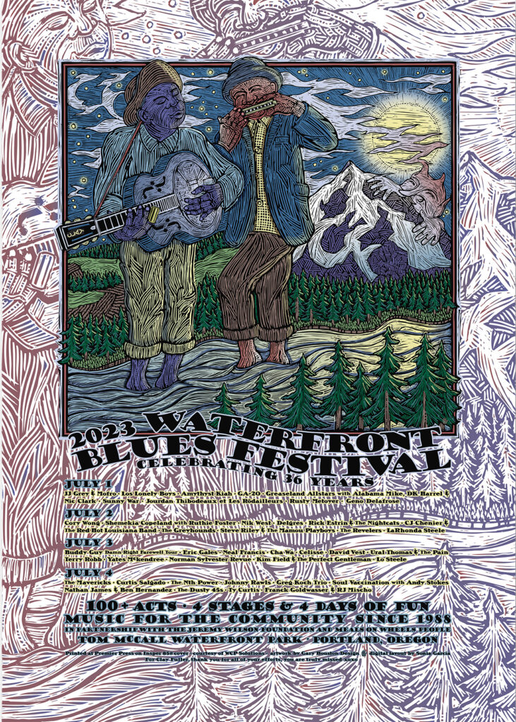2033 Waterfront Blues Festival poster