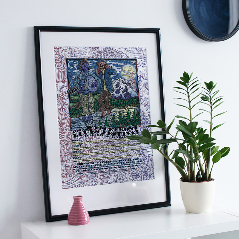 Limited Edition Event Posters Celebrate 36 Years Of Portland Blues