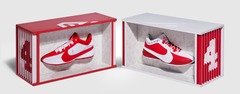 custom packing nike giannis freak 5 shoes banner
