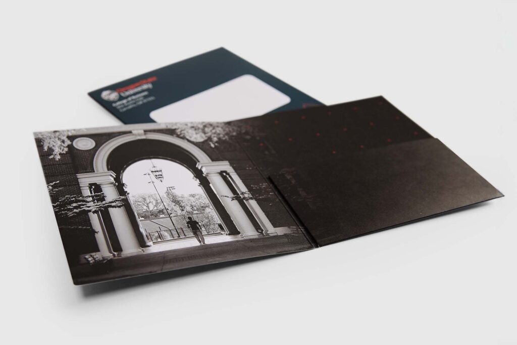 interactive mailer in envelope