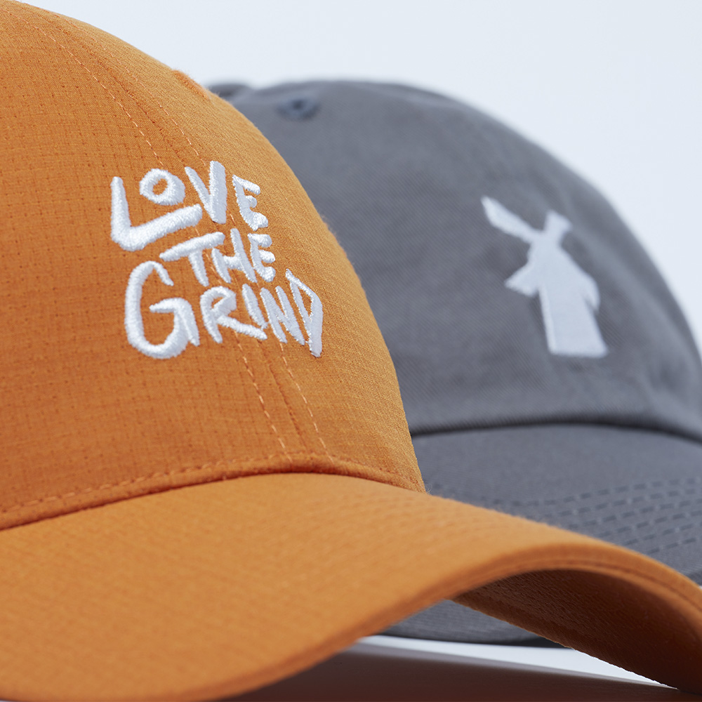 Custom embroidered Dutch Bros hats 