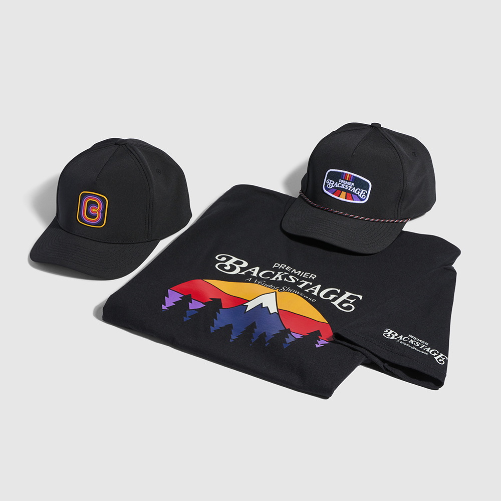 Heat transfer Premier Backstage shirt and hats