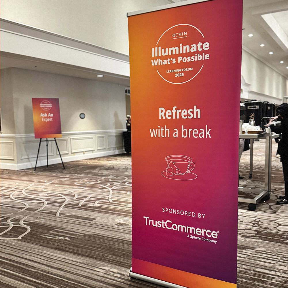 Wayfinding and signage for a corporate conference event