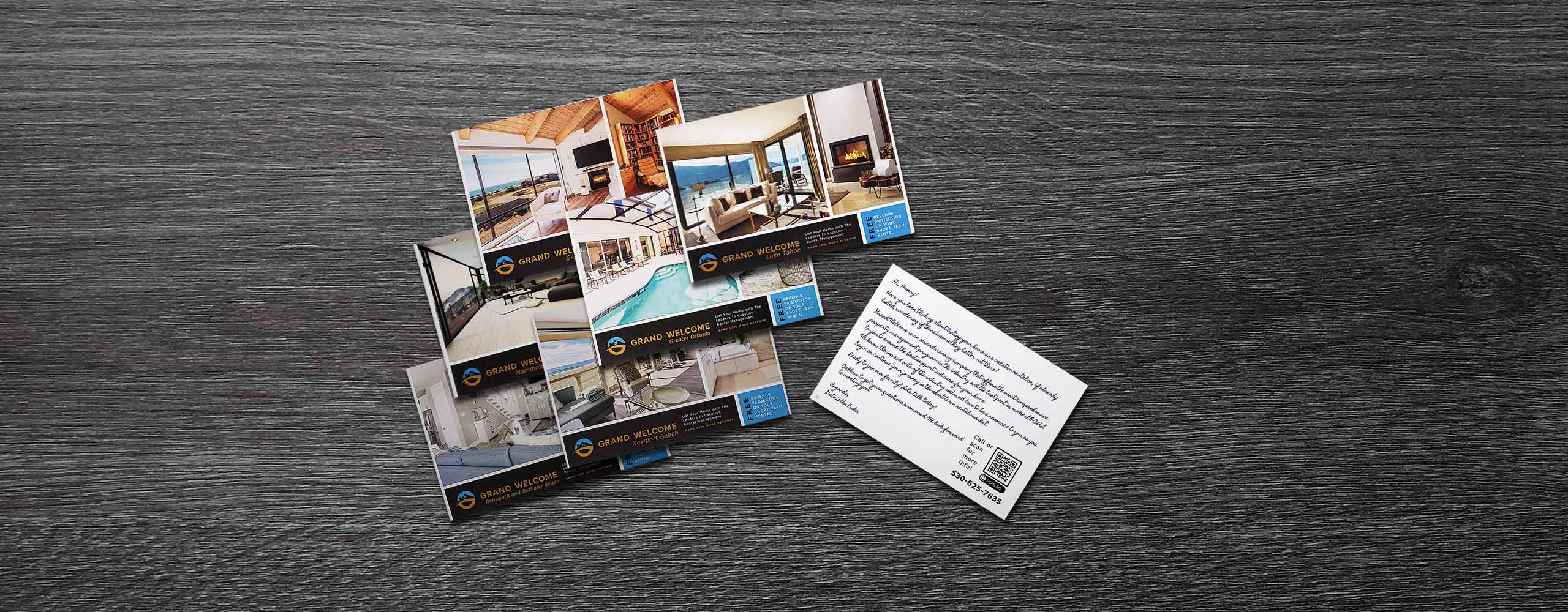 direct mail postcards grand welcome