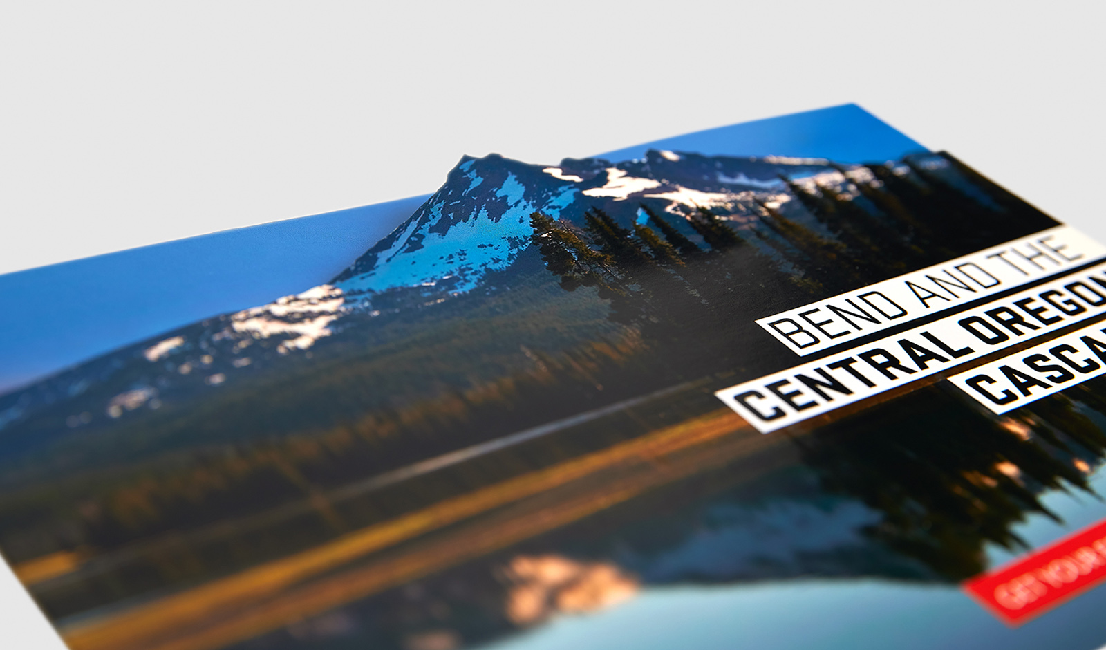 Bend and the Central Oregon Cascades print job