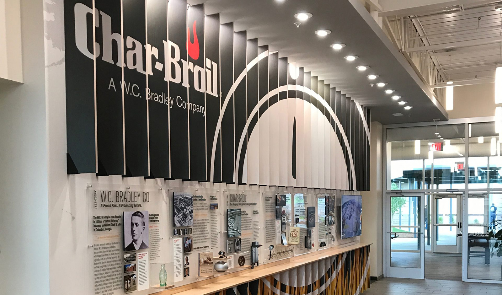 Char-Broil space environmental design showing wall graphics and build-out