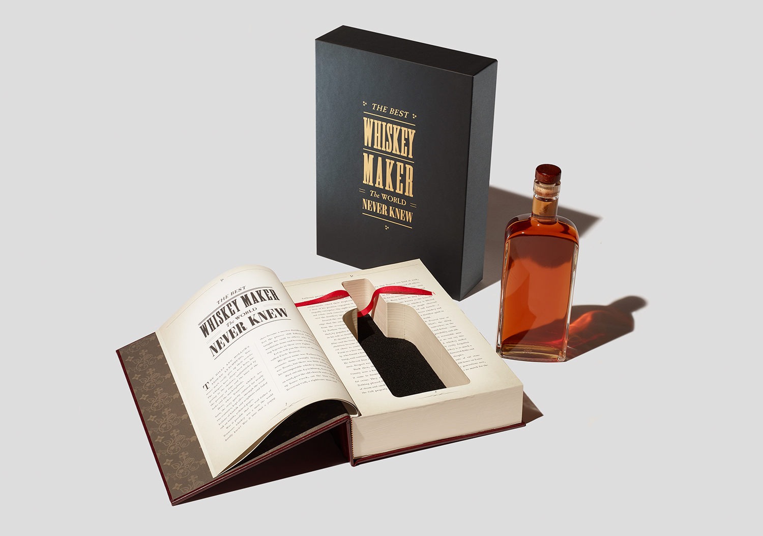Custom whiskey packaging