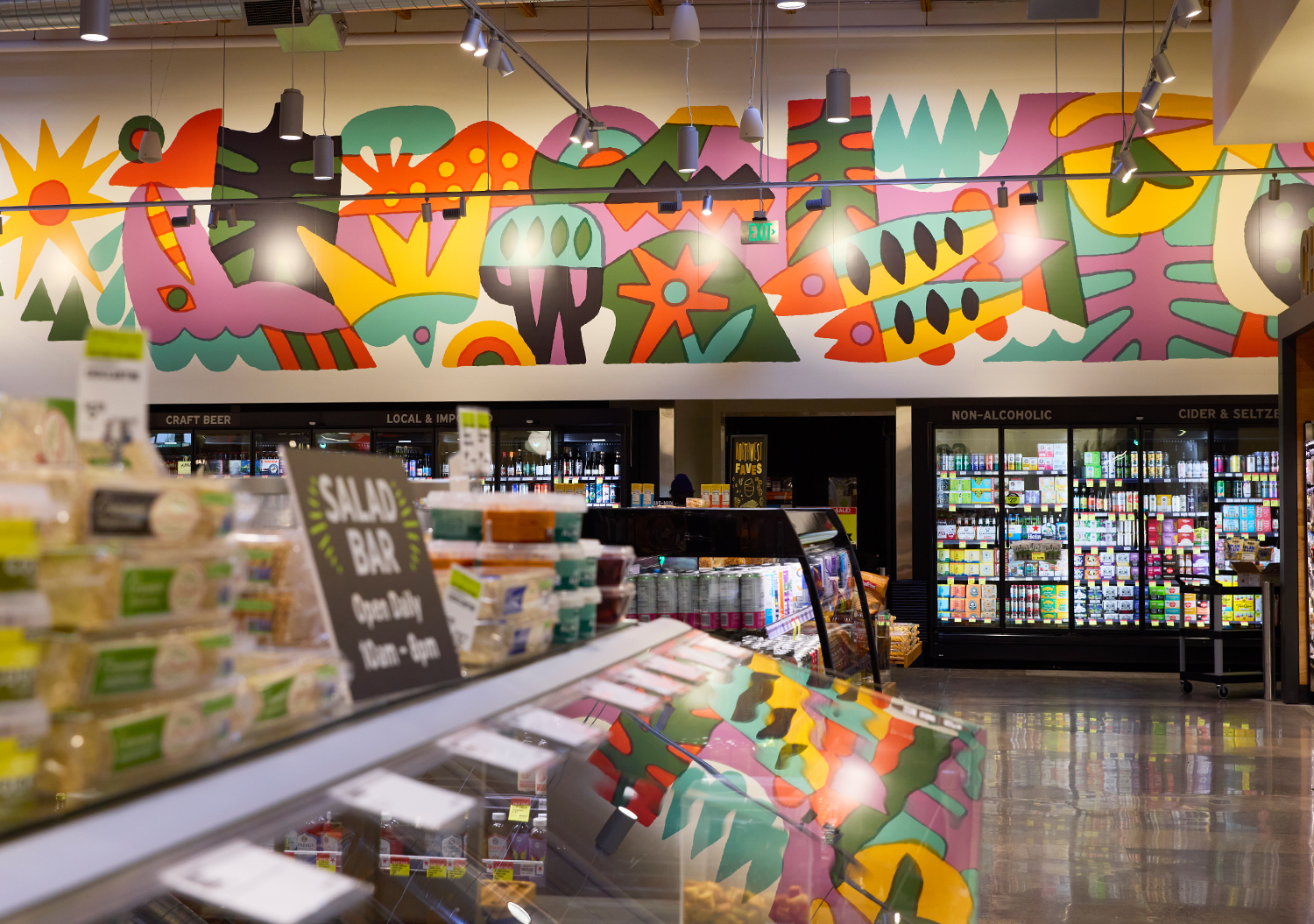 New Seasons retail graphics