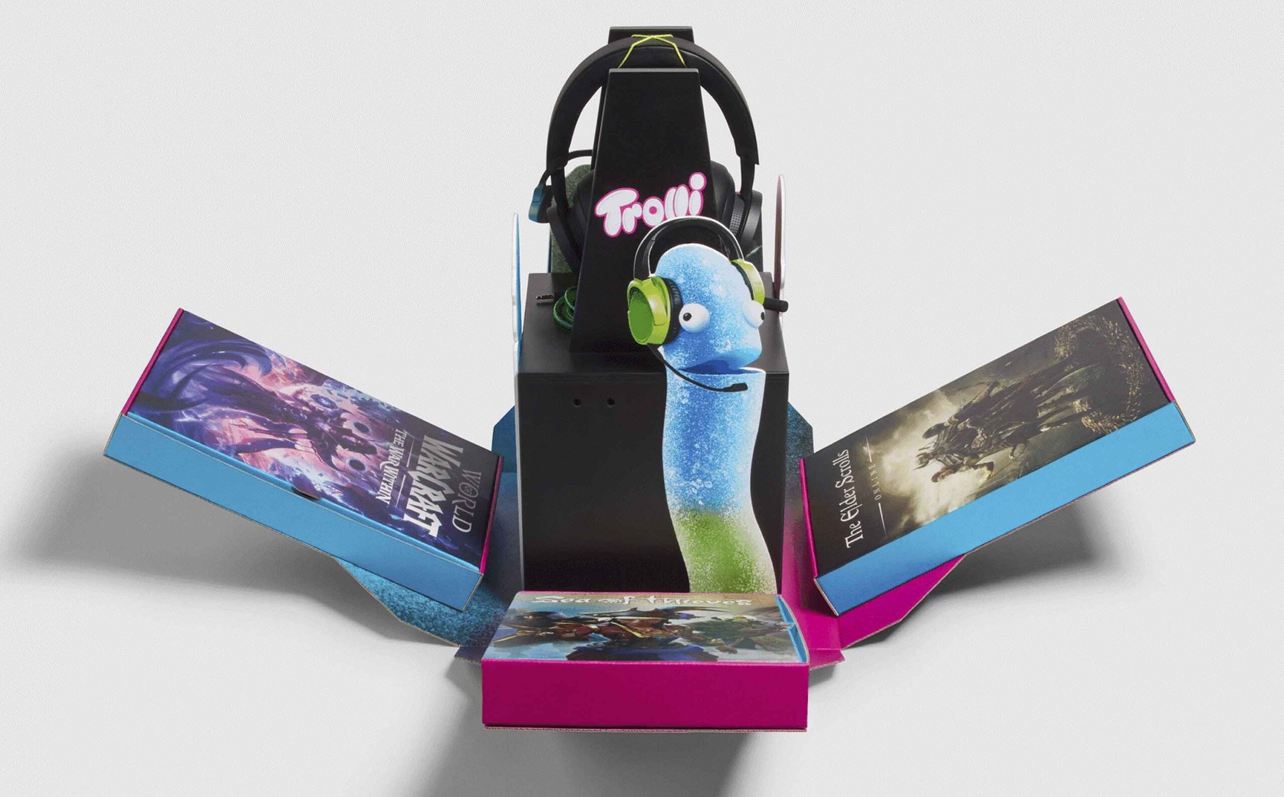 Xbox + Trolli Influencer Kit Box Detail Almost Open