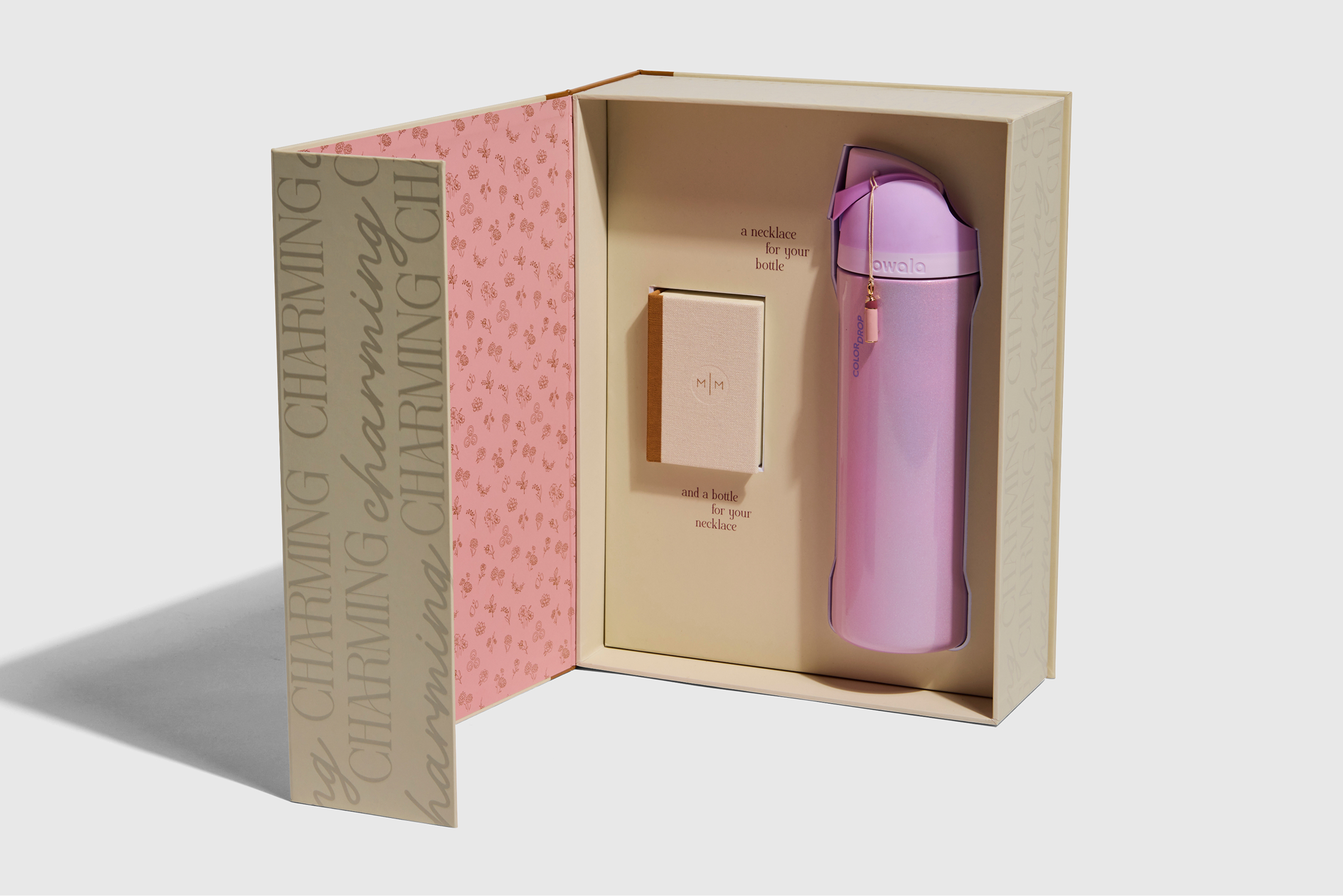 Owala and Made By Mary’s luxury box packaging