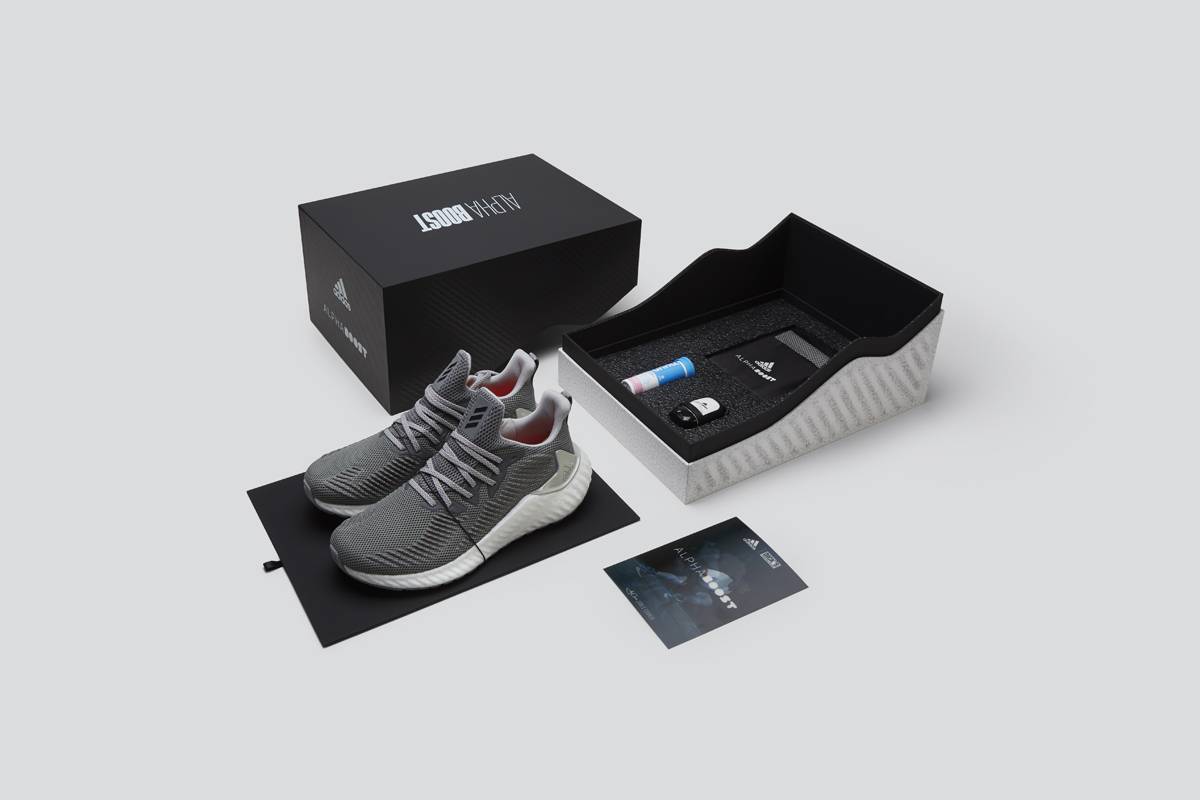 adidas boost box adidas AlphaBoost unboxing kit