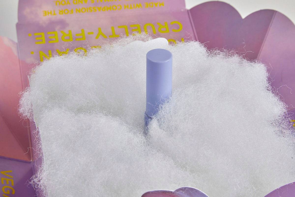 Pacifica Influencer box open fluff close-up